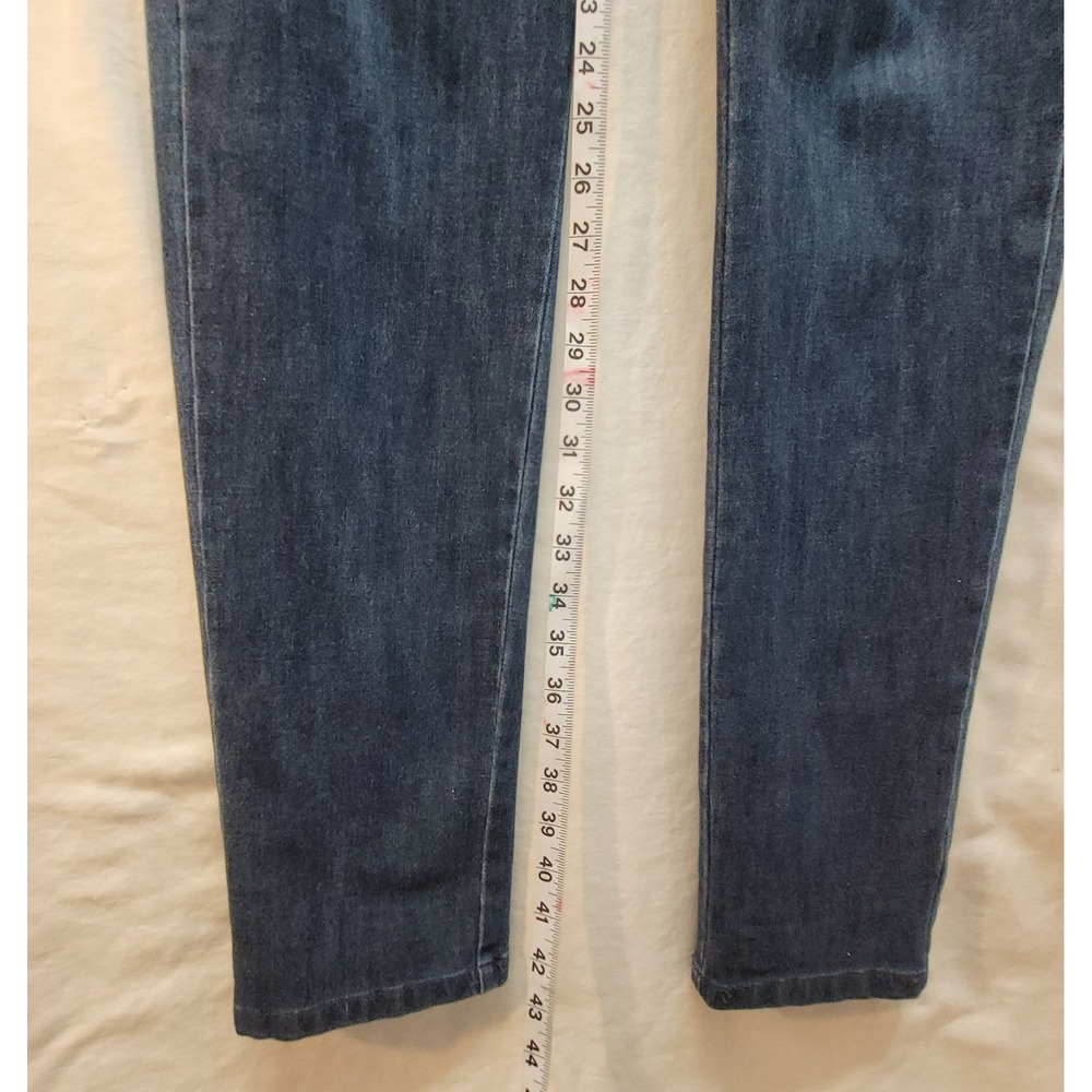 Soft Surroundings Dark Indigo Denim Pull On Leggings Size Medium Tall 44848 - Picture 14 of 14